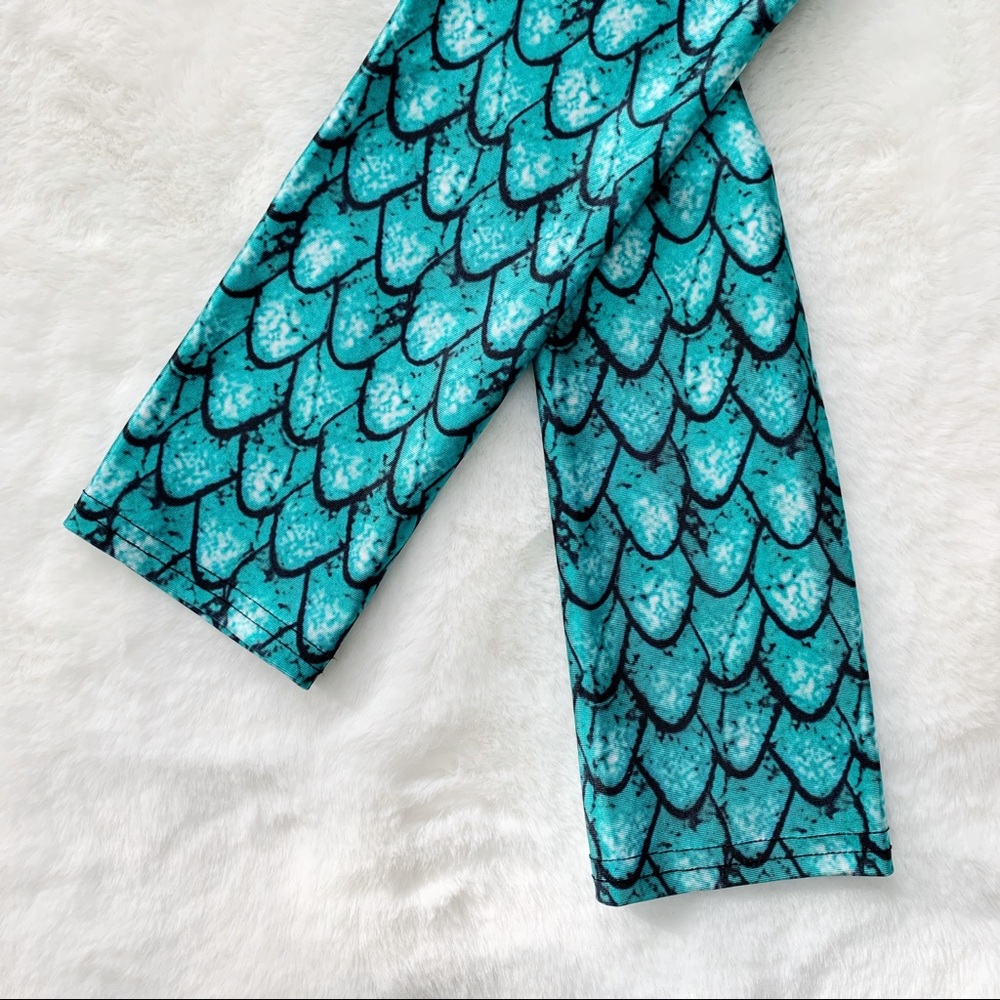Mermaid Leggings Sz S - Picture 6 of 8